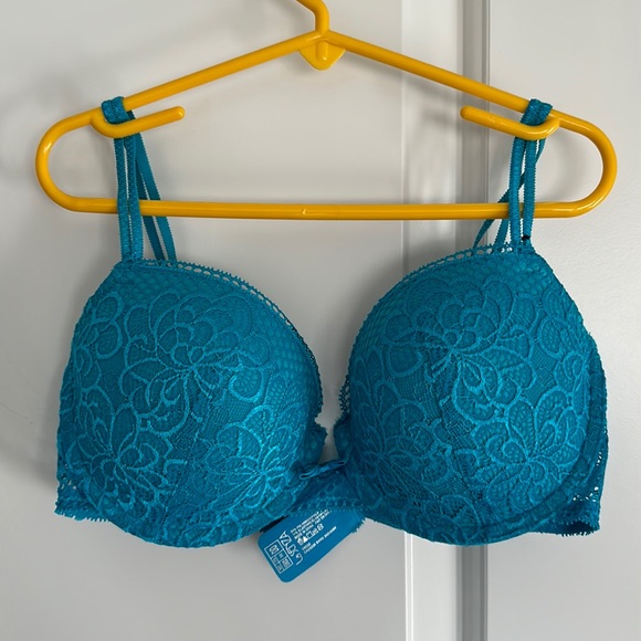 32DD La Senza bra in turquoise blue - Picture 1 of 3